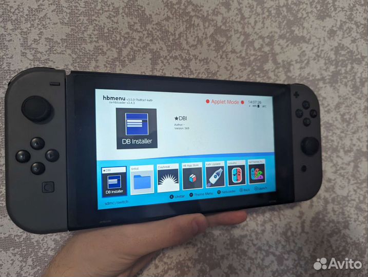 Nintendo switch rev 2 прошитая 20 игр