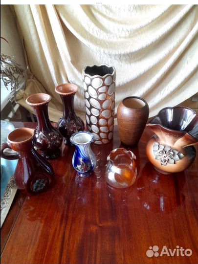 Посуда керамика вазы
