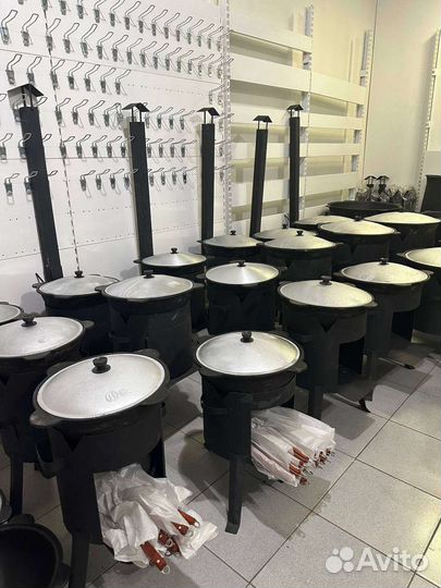 Чугунный казан / Печь / Шумовка / Специи