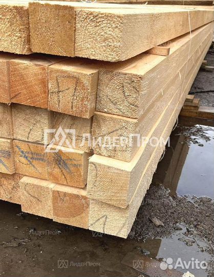 Брус обрезной 100х100х6000 1-с ест.в