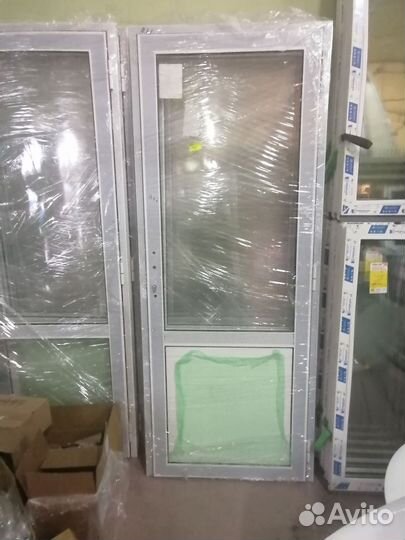 Двери алюминиевые 200х80