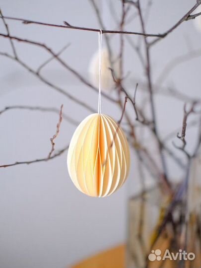 Пасхальные яйца из бумаги