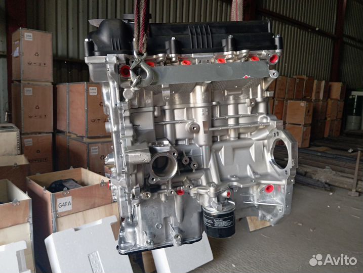 Новый двигатель мотор на hyundai Solaris Kia Rio 3