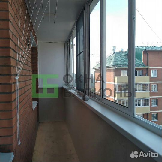 Остекление балконов в пятиэтажке