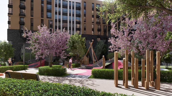 1-к. квартира, 45,3 м², 9/17 эт.