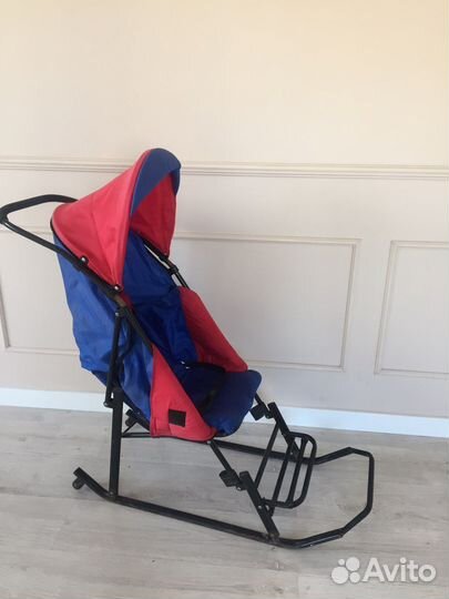 Детские санки коляска