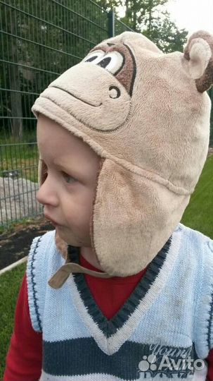 Прикольная шапочка весна на обхват головы 48 -50