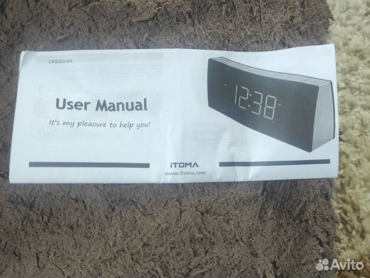 Часы электронные настольные с радио от сети