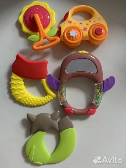 Игрушки, грызунки, погремушки новые