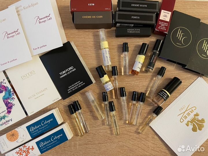 Пробники и отливанты парфюмерии б/у