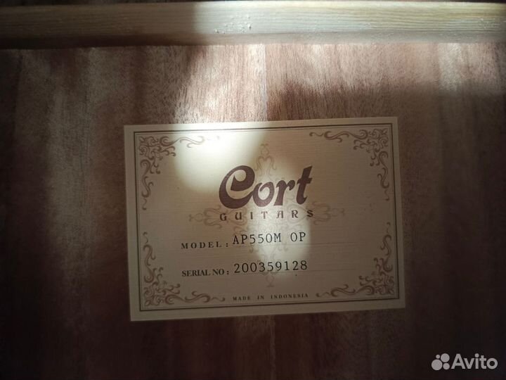 Cort ap550m OP Трансакустика