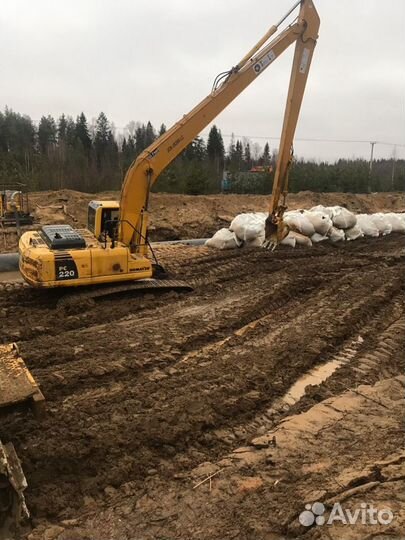 Аренда длиннорукого экскаватора