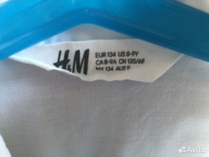 Рубашки H&M, zara 134-140