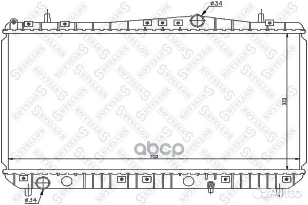 10-25688-SX радиатор системы охлаждения Chevro