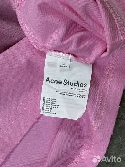 Лонгслив Acne Studios Pink Stockholm 1996, S-XL