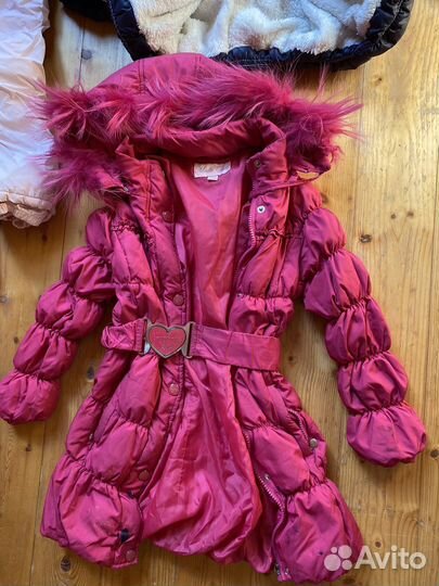 Пакет зимней одежды и обуви на девочку 5-7