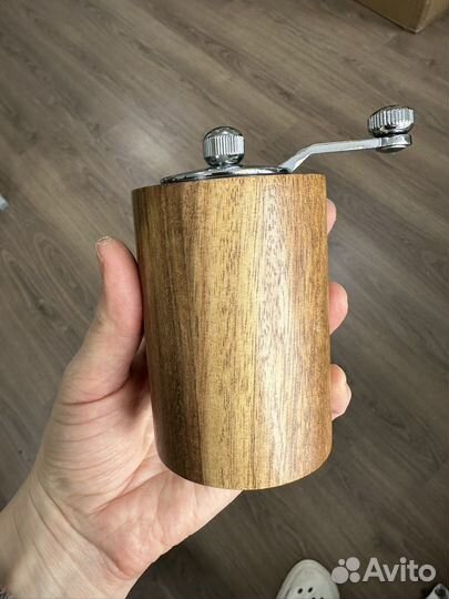 Мельница для специй и перца деревянная 2 шт