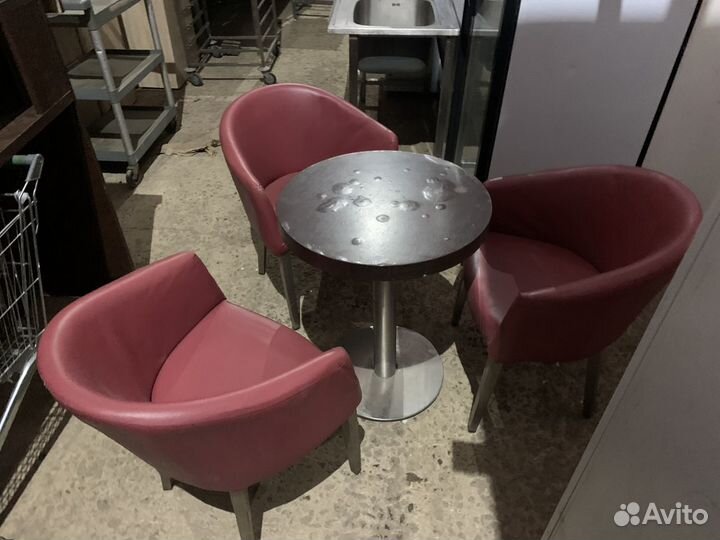 Кресло для кафе цветик семицветик бордо