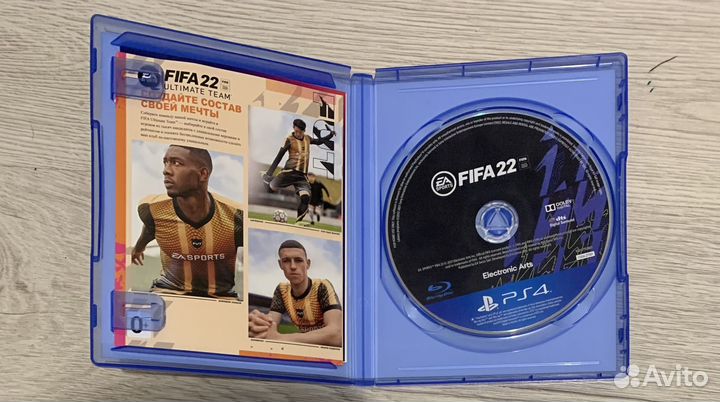 Диск fifa 22 на playstation 4