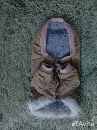 Зимняя куртка для собак мелких пород