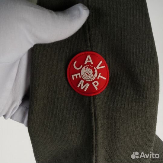 Зип худи cav empt оверсайз серое