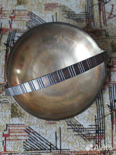 Корзиночка из мельхиора