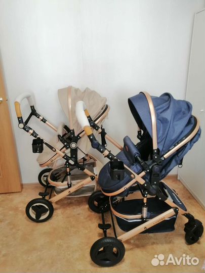 Коляска новая 3 в 1, LUXmom