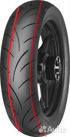 Mitas 140/70-17 MC-50 66H TL Rear 2022 года Чехия