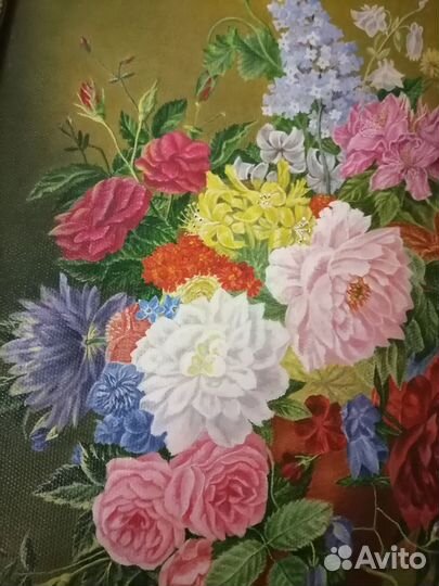 Натюрморт букет картина масло холст