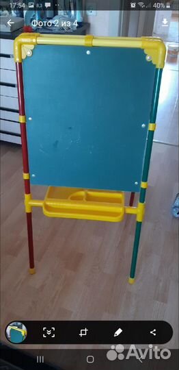 Мольберт меловой+маркерный