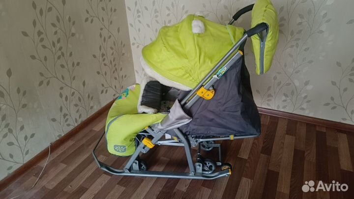 Детские санки коляска бу