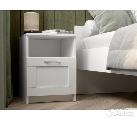 Тумбочка прикроватная икеа бримнэс