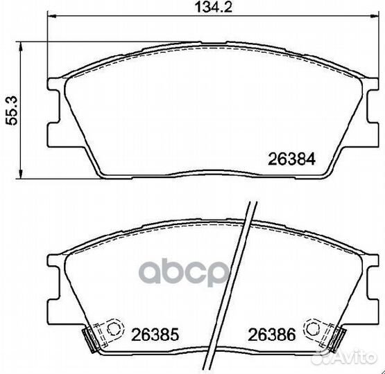 KI011 barnett Колодки перед KIA Soul III KI011