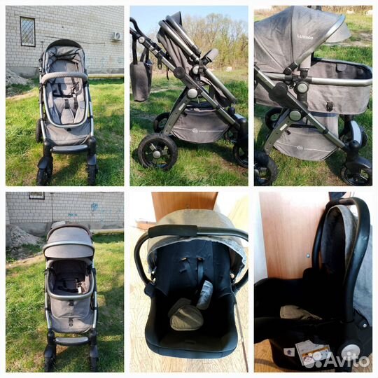 Коляска 3в1 трансформер Luxmom G600