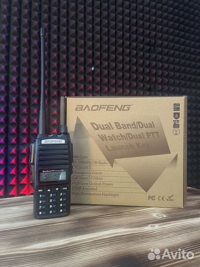 Рация (радиостанция) Baofeng UV-82 черная