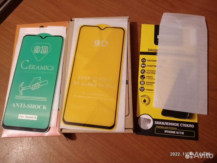 З. стекло iPhone 6/7/8 /Honor 9x/y9s/psmart pro