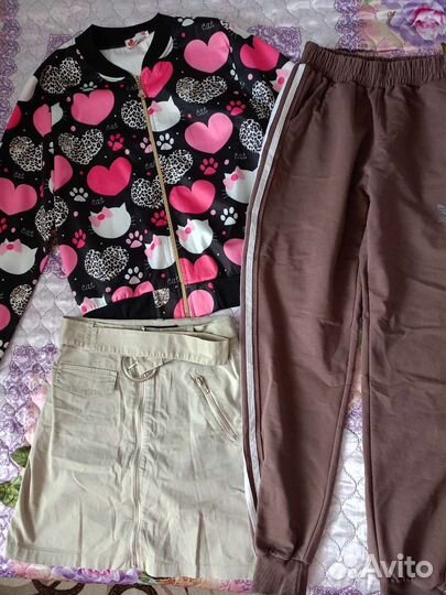 Вещи пакетом на девочку 9-11 лет