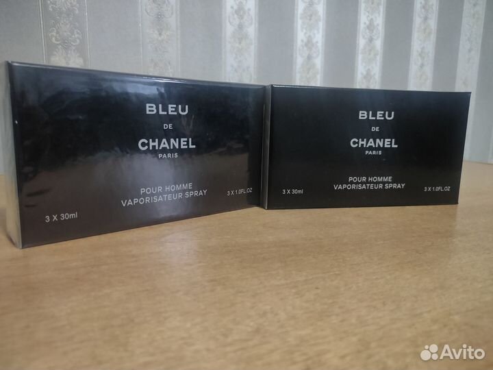 Bleu DE chanel набор 3x30 ml
