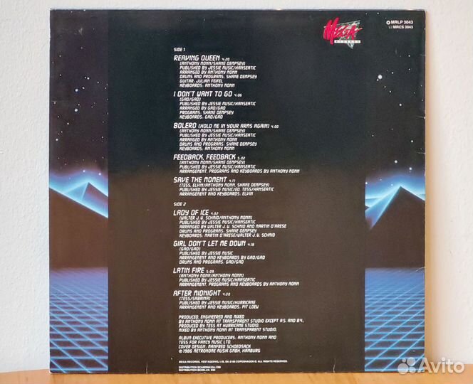 Fancy – Contact (винил, LP), 1986