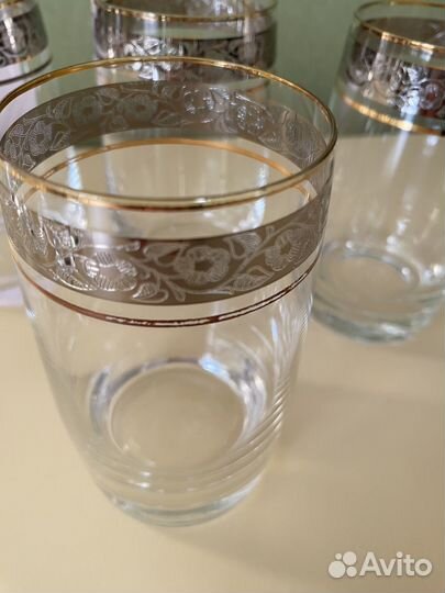 Стаканы, стопки Чехия, наборы по 6 шт