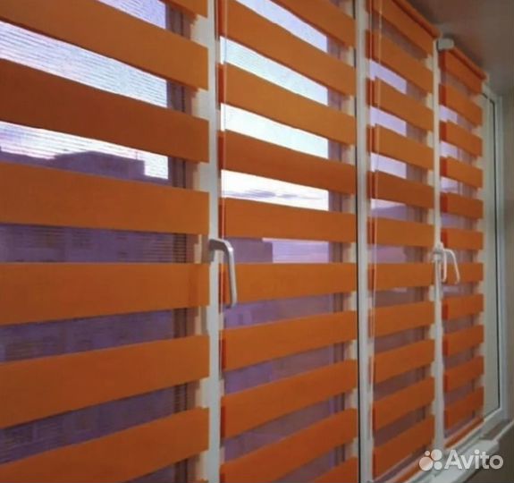 Жалюзи рулонные шторы день ночь от производителя