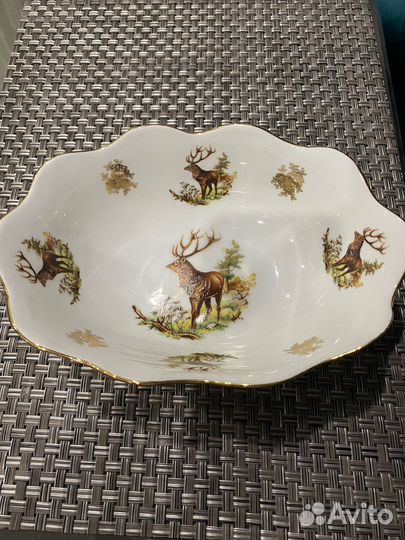 Ваза для фруктов богемия, фарфор