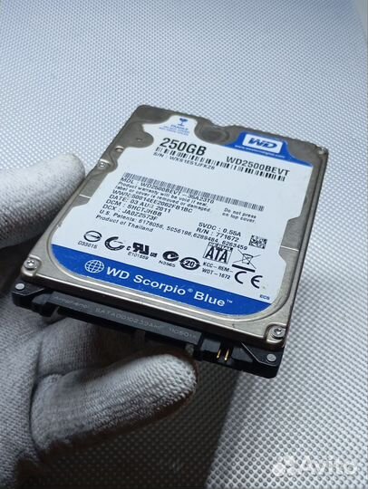 WD WD2500bevt 250 Гб. Жёсткий диск SATA 2,5