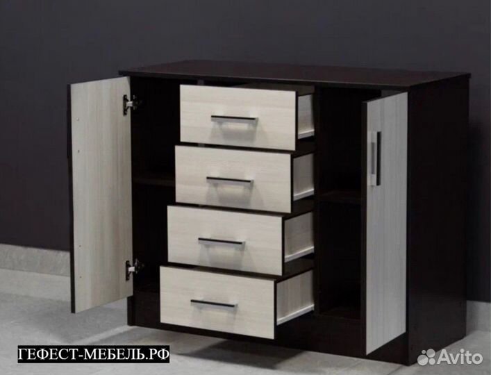 Комод К1000-2Д Венге/Лоредо