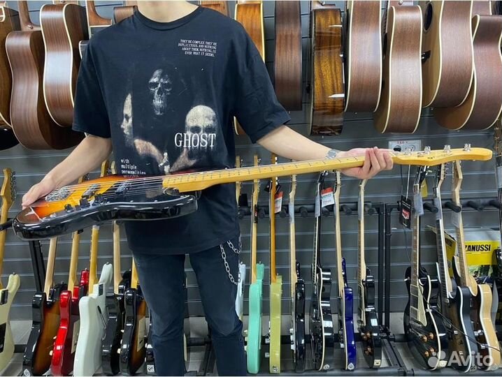 Prodipe jmfjb80masb JB80MA Бас-гитара, санберст