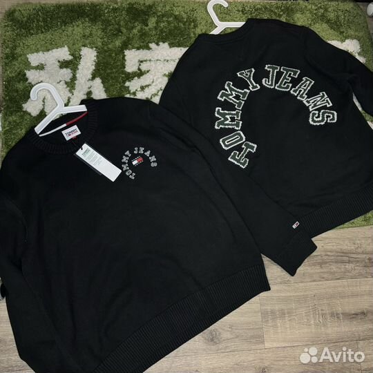 Новый свитер tommy hilfiger jeans big logo
