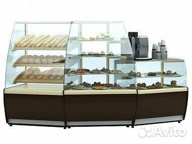 Витрина кондитерская Carboma K70 VM 0,9-1 Light