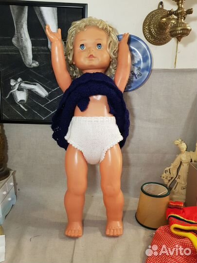 Кукла ГДР. Клеймо H.He. Horst Heerlein