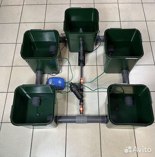 Гидропонная система rdwc HydroPot 5-1