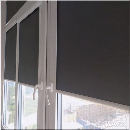 Шторы рулонные Блэкаут/Доставка